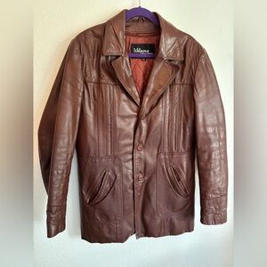 Wilson Suede & Leather Dark Brown Leather Jacket